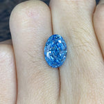 Load image into Gallery viewer, 2.617 Ct Oval Cut Fancy Blue Lab Diamond VS
