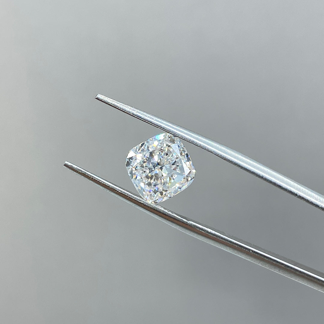 Cushion Cut Lab Diamond 3.015 Ct G VS