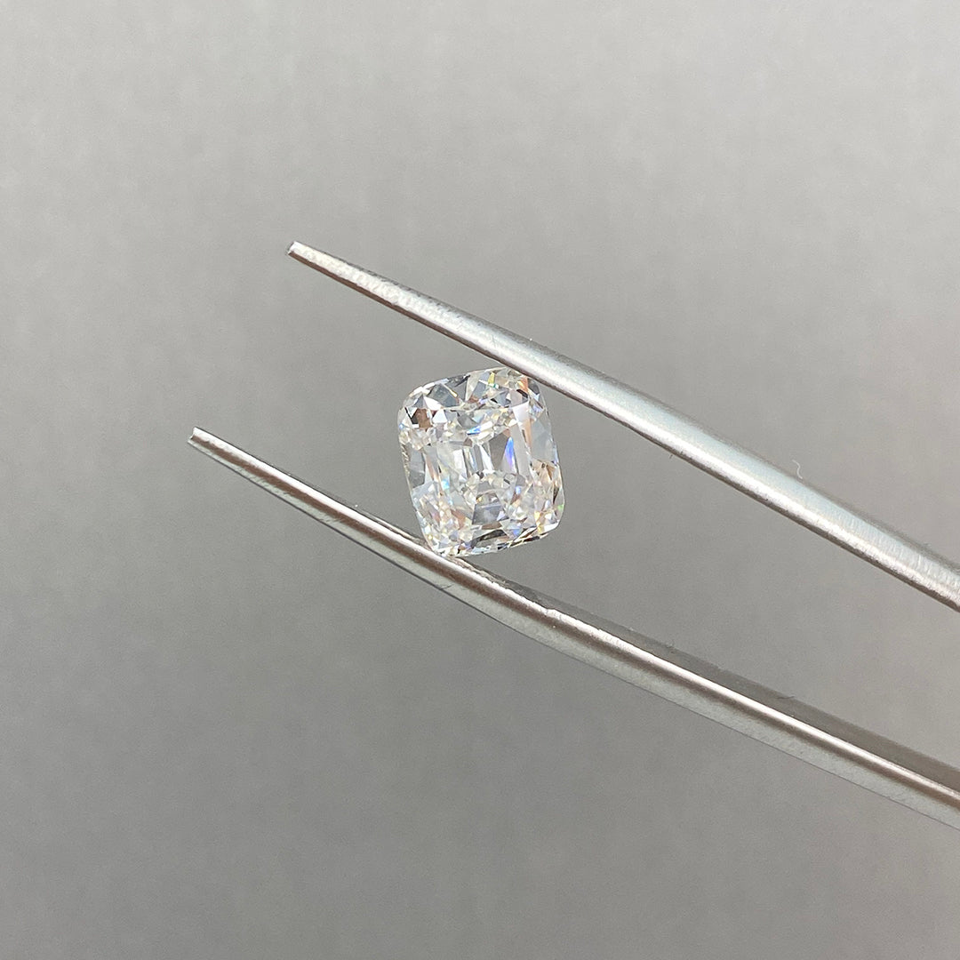 2.465ct Antique Elongated Old Mine Cut Lab Diamond DEF VS