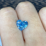 Load image into Gallery viewer, 2.092 Ct Heart Shape Fancy Blue Lab Diamond VS
