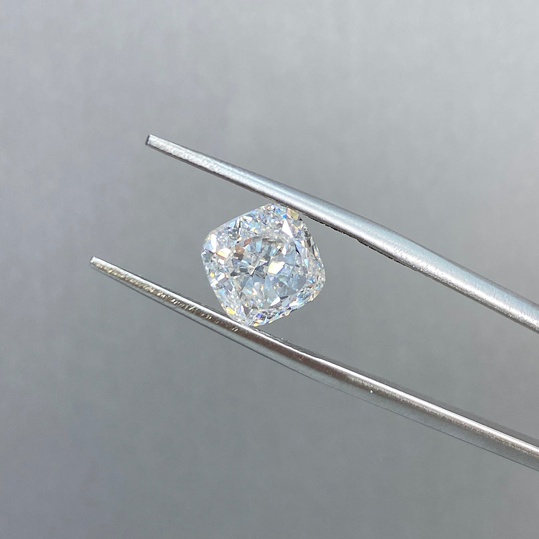 Cushion Cut Lab Diamond 3.183 Ct G VS