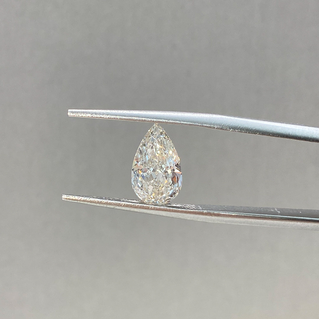 Pear Cut Lab Diamond 2.046 Ct H VS