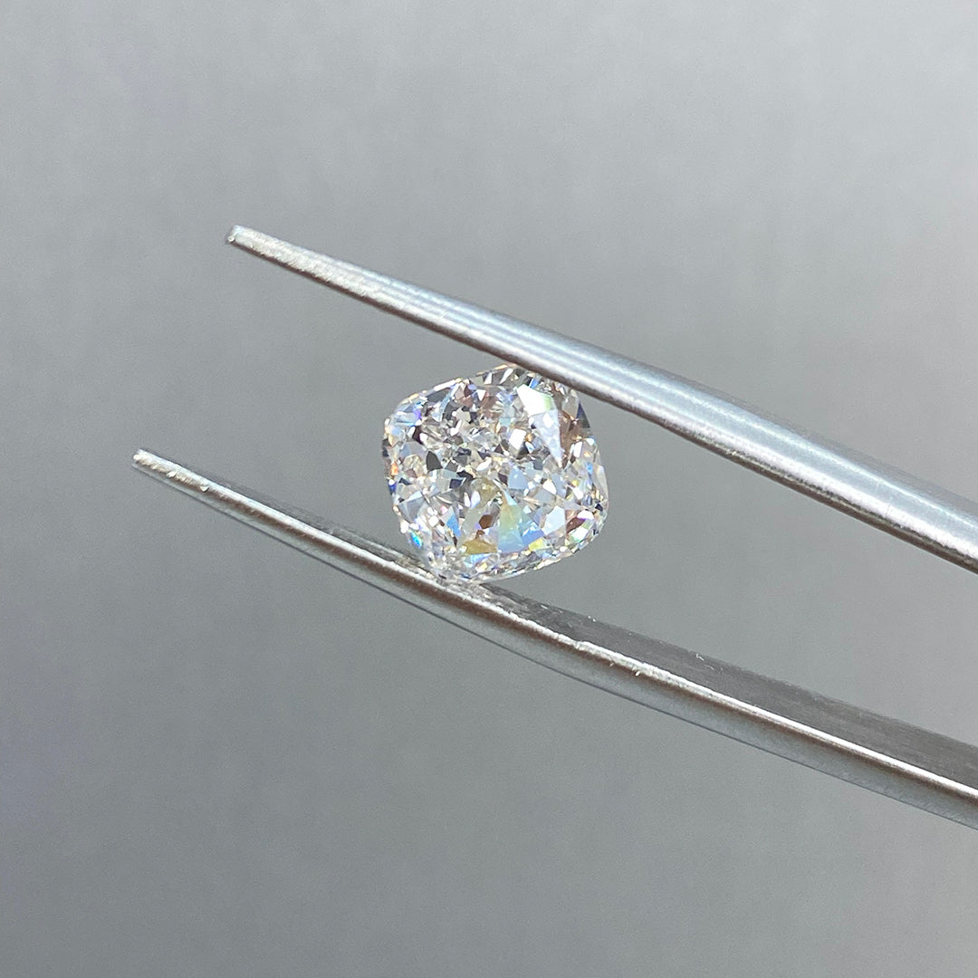 Cushion Cut Lab Diamond 2.666 Ct FG VS