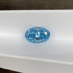 Load image into Gallery viewer, 3.468 Ct Oval Cut Fancy Blue Lab Diamond VS1
