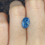 Load image into Gallery viewer, 1.773 Ct Oval Cut Fancy Blue Lab Diamond SI1
