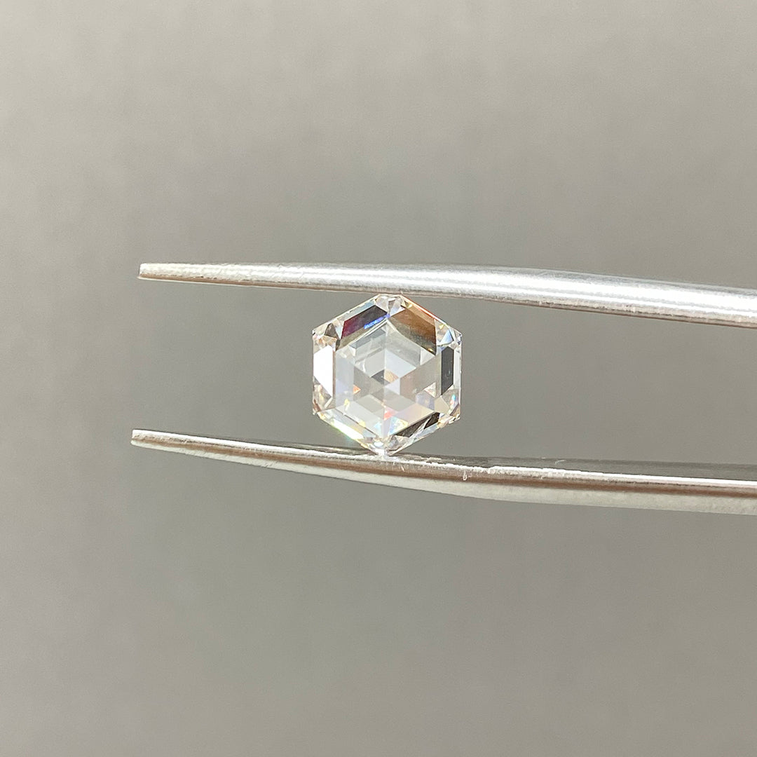 2.158ct  Hexagon  Lab Diamond H VS