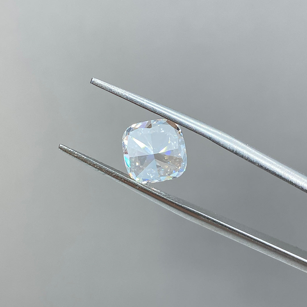 Cushion Cut Lab Diamond 3.015 Ct G VS