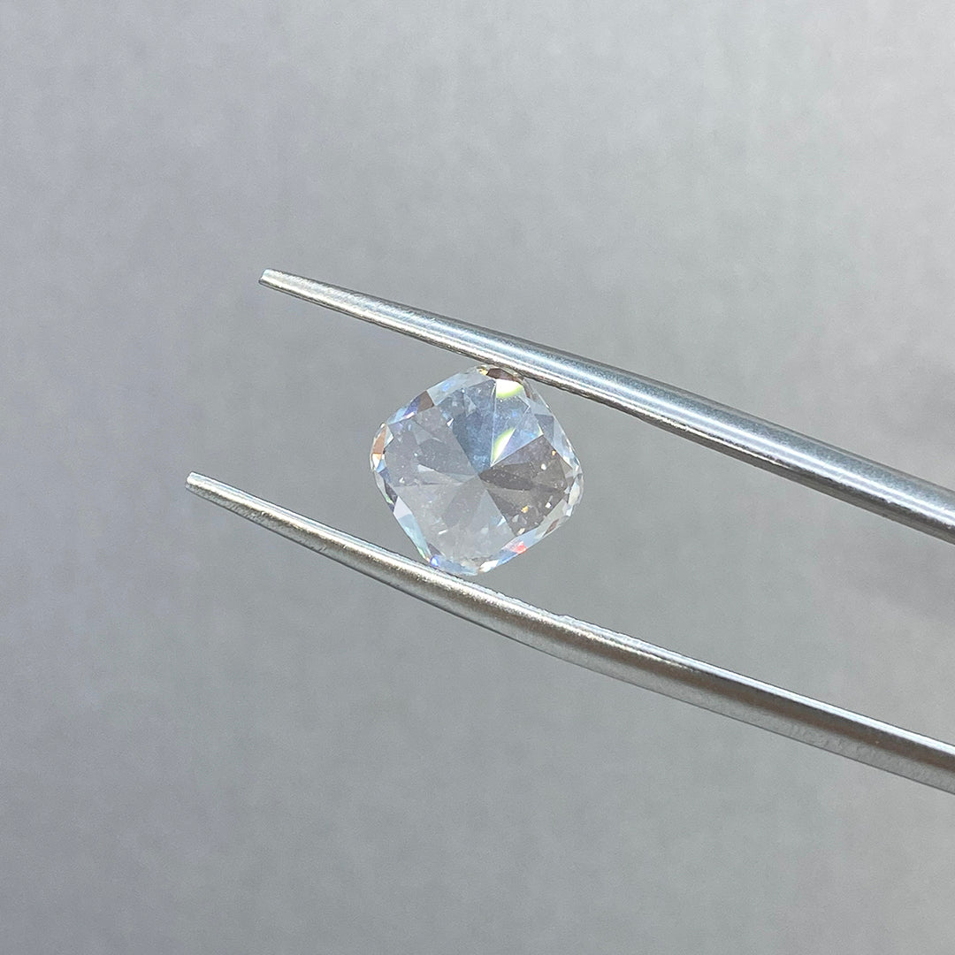 Cushion Cut Lab Diamond 3.04 Ct H VS