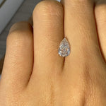 Load image into Gallery viewer, Pear Cut 1.218 Ct GH VS
