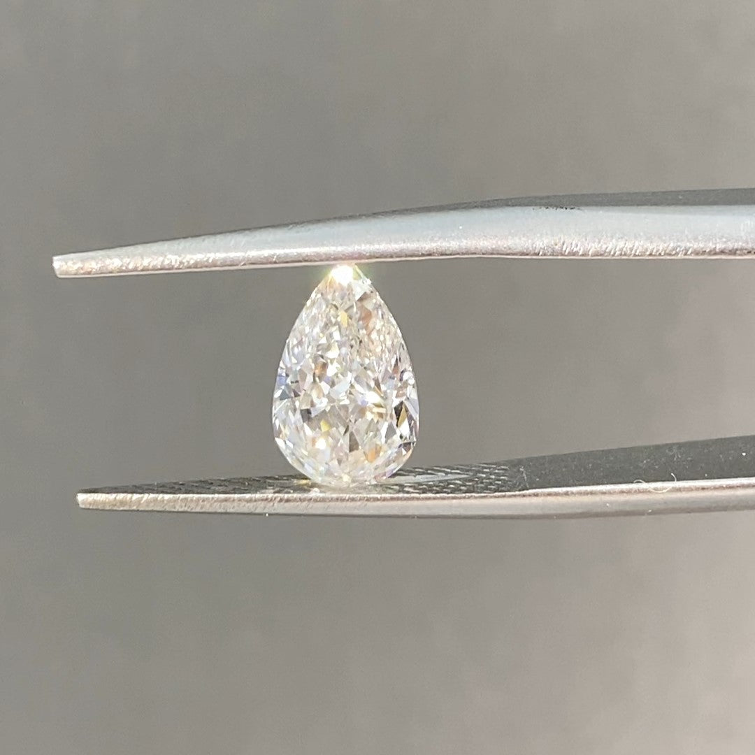 Pear Cut Lab Diamond 1.557 Ct FG VS