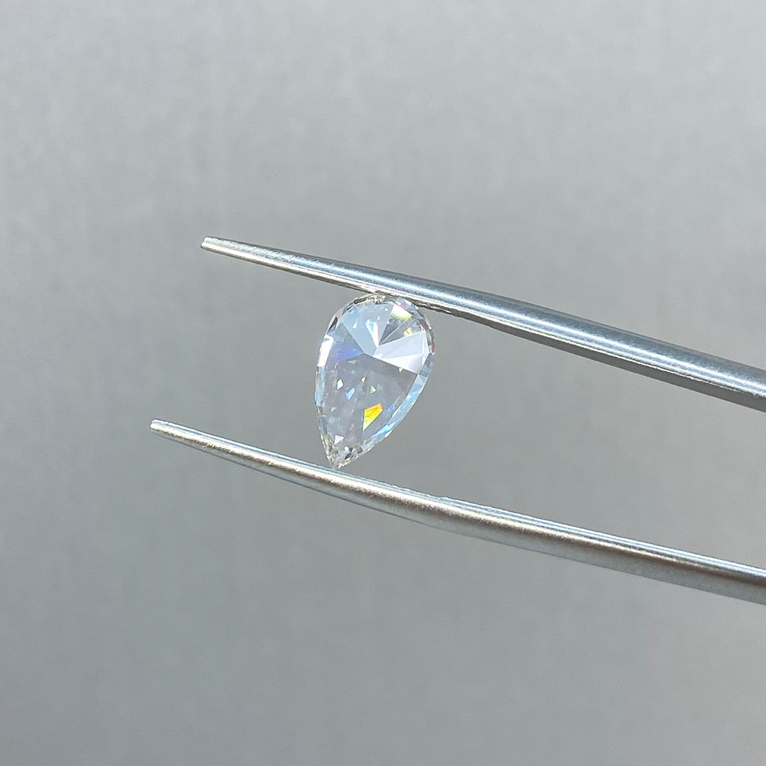 Pear Cut Lab Diamond 2.066 Ct FG VS