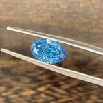 Load image into Gallery viewer, 1.9 Ct Oval Cut Fancy Blue Lab Diamond VS
