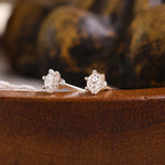 Load image into Gallery viewer, Martini Round Cut Lab Diamond Six Prongs Ear Studs
