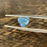 Load image into Gallery viewer, 1.133 Ct Heart Shape Fancy Blue Lab Diamond VS
