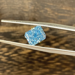 Load image into Gallery viewer, 1.60 Ct Radiant Cut Fancy Blue Lab Diamond VS
