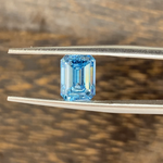 Load image into Gallery viewer, 1.889 Ct Emerald Cut Fancy Blue Lab Diamond VS
