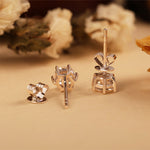 Load image into Gallery viewer, Classic Round Cut Lab Diamond Six Prongs Ear Studs
