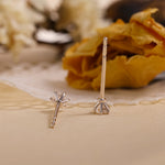 Load image into Gallery viewer, Martini Round Cut Lab Diamond Six Prongs Ear Studs
