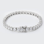 Load image into Gallery viewer, 14K Gold Round Cut Lab Grown Diamond 4 Prongs Tennis Bracelet
