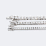 Load image into Gallery viewer, 14K Gold Round Cut Lab Grown Diamond 4 Prongs Tennis Bracelet
