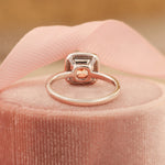 Load image into Gallery viewer, 2.04 Ct Radiant Cut Fancy Pink Lab Diamond Halo Engagement Ring
