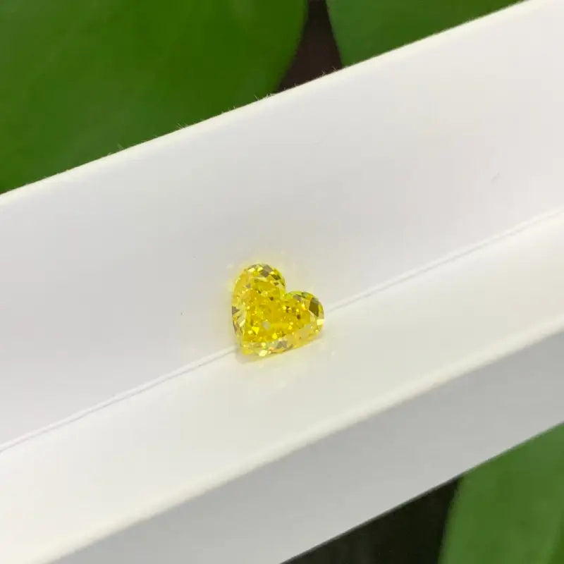 Heart Shape 1.16 Ct Fancy Yellow Lab Diamond VS Clarity - Gemstone