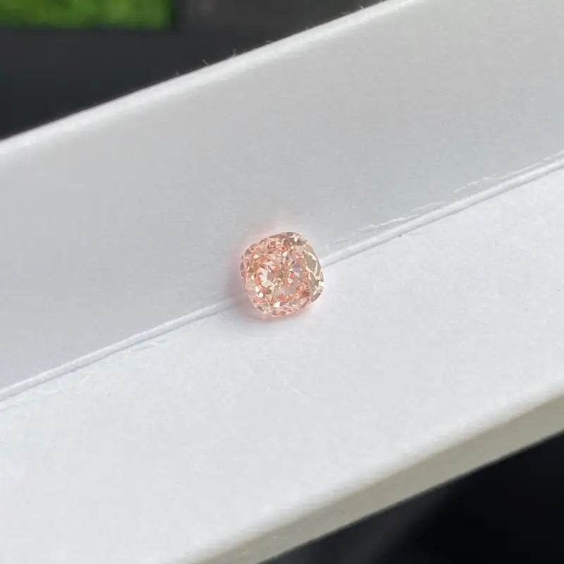 IGI Certified Cushion Cut 1.18 Ct Fancy Light Pink Lab Diamond VS1 Clarity - Gemstone