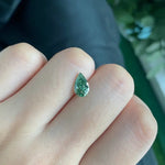 Load image into Gallery viewer, IGI Certified Pear Cut 1.28 Ct Fancy Intense Green Lab Diamond VS1 Clarity - Gemstone
