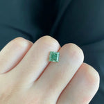 Load image into Gallery viewer, IGI Certified Princess Cut 1.61 Ct Fancy Intense Green Lab Diamond VS1 Clarity - Gemstone
