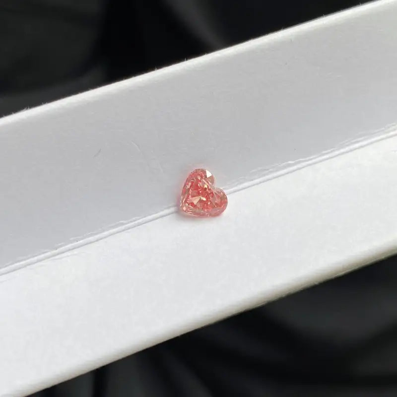 IGI Certified Radiant Cut 1.05 Ct Fancy Intense Pink Lab Diamond VS2 Clarity - Gemstone