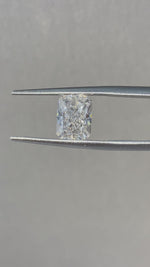 Load and play video in Gallery viewer, Radiant Cut Lab Diamond 2.15 Ct GH VS
