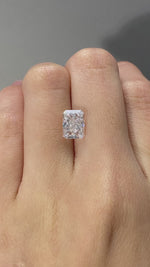 Load and play video in Gallery viewer, Radiant Cut Lab Diamond 2.155 Ct G VS
