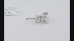 Load and play video in Gallery viewer, Classic Round Cut Lab Diamond Six Prongs Ear Studs
