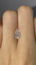 Load and play video in Gallery viewer, Pear Cut Lab Diamond 1.436 Ct GH VS
