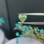 Load and play video in Gallery viewer, IGI Certified Heart Shape 1.58 Ct Fancy Intense Green Lab Diamond VS1 Clarity
