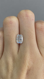 Load and play video in Gallery viewer, 2.02ct  Antique  Elongated Old Mine Cut Lab Diamond G VS
