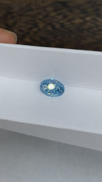 Load and play video in Gallery viewer, 1.773 Ct Oval Cut Fancy Blue Lab Diamond SI1
