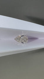 Load and play video in Gallery viewer, Pear Cut Lab Diamond 2.046 Ct H VS
