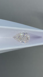 Load and play video in Gallery viewer, Pear Cut Lab Diamond 2.221 Ct GH VS
