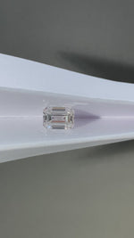 Load and play video in Gallery viewer, Emerald Cut Lab Diamond 2.096 Ct FG VS
