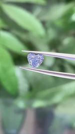 Load and play video in Gallery viewer, IGI Certified Heart Shape 1.02 Ct Fancy Intense Blue Lab Diamond VS2 Clarity
