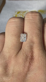 Load and play video in Gallery viewer, Radiant Cut Lab Diamond 2.155 Ct G VS
