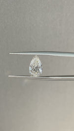 Load and play video in Gallery viewer, Pear Cut Lab Diamond 1.436 Ct GH VS
