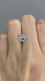 Load and play video in Gallery viewer, 2.253ct  Hexagon  Lab Diamond DEF VS
