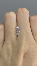 Load and play video in Gallery viewer, 1.285CT Antique Old Mine Marquise Cut Lab Diamond G VS
