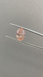 Load and play video in Gallery viewer, IGI Certified Oval Cut 3.57 Ct Fancy  Pink Lab Diamond VS1 Clarity
