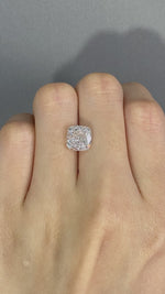 Load and play video in Gallery viewer, Cushion Cut Lab Diamond 3.175 Ct H VS
