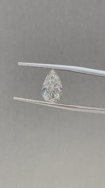 Load and play video in Gallery viewer, Pear Cut Lab Diamond 2.046 Ct H VS
