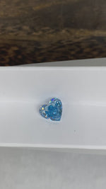 Load and play video in Gallery viewer, 2.137 Ct Heart Shape Fancy Blue Lab Diamond VS1
