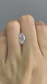 Load and play video in Gallery viewer, 1.715CT Antique Old Mine Marquise Cut Lab Diamond DEF VS
